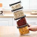 Pote Hermético para Armazenamento de Grãos e Temperos – Organizador de Cozinha