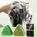 Shampoo/sabonete herbal natural feito à mão com ervas (Usman Grass), para nutrição do cabelo, controle de oleosidade, sensação refrescante e cuidado capilar que deixa o cabelo leve e macio.