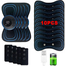 Massageador de pescoço com controle remoto, portátil, elétrico inteligente, recarregável, massageador para ombros em formato de patch (adesivo), relaxamento muscular e alívio da fadiga.