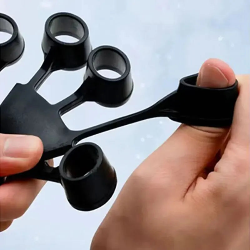Treinador de dedos de silicone, expansor de 5 dedos e punho, para fortalecimento, recuperação e exercícios de flexão e extensão dos dedos e mãos.