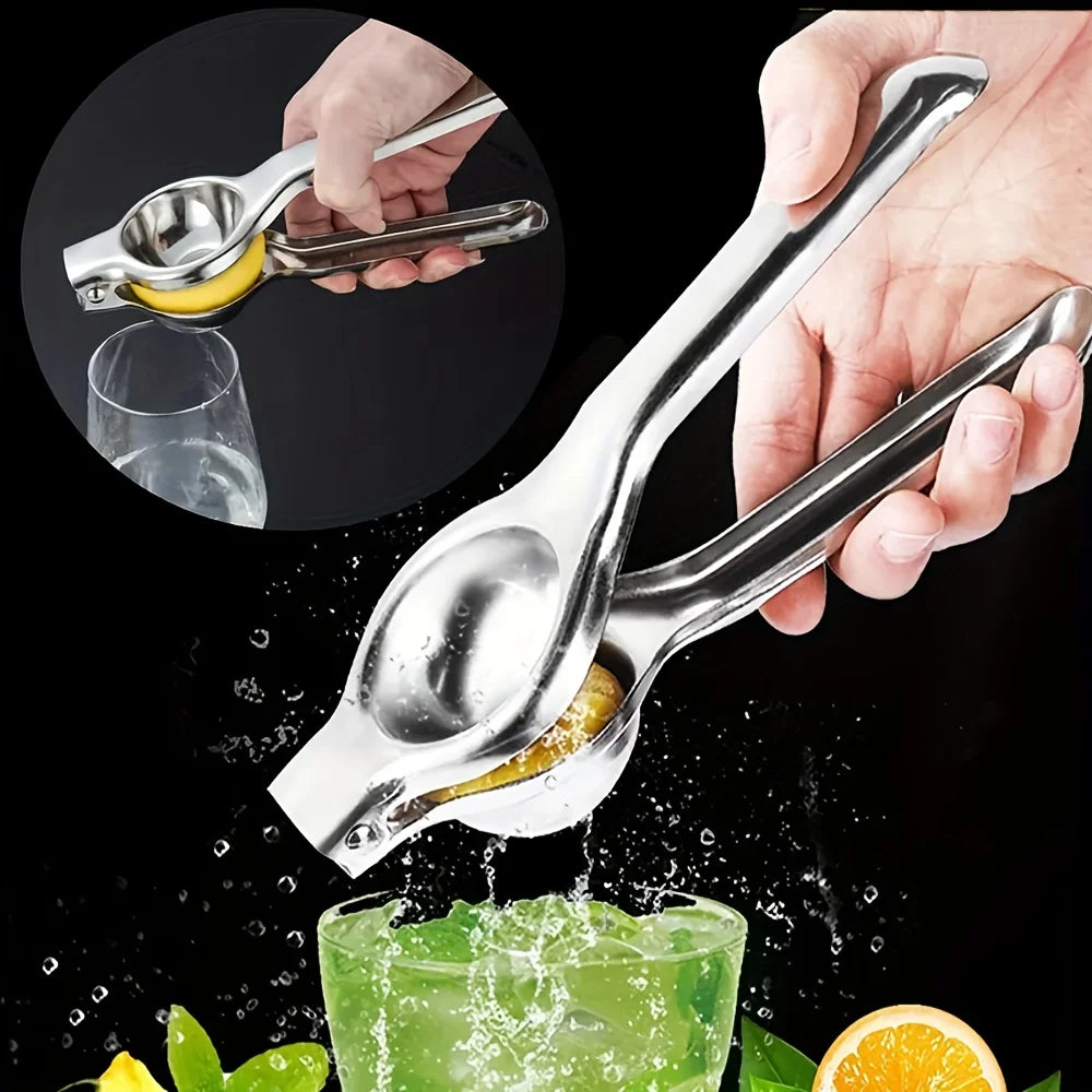 Espremedor Manual de Frutas em Aço Inox