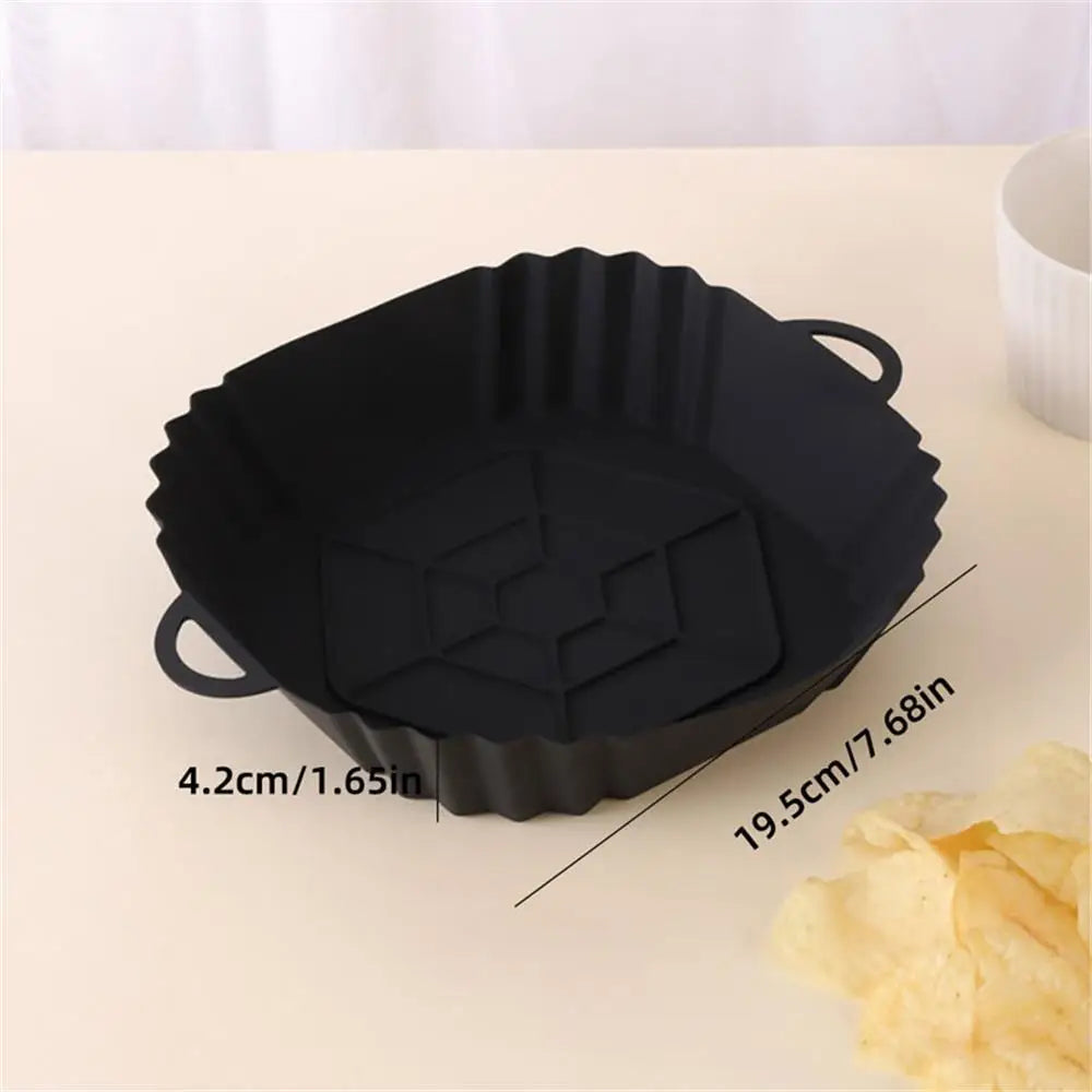 Forma de Silicone Reutilizável para Air Fryer
