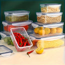 Kit 8 Potes Herméticos para Alimentos – BPA Free, Micro-ondas e Freezer