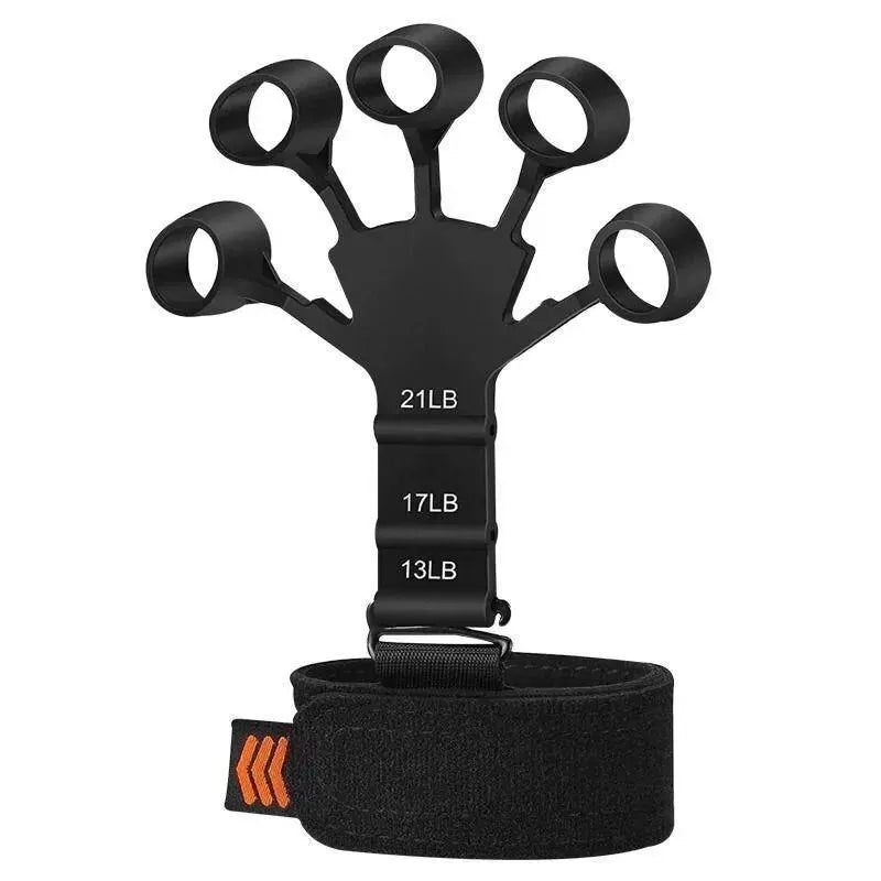 Treinador de dedos de silicone, expansor de 5 dedos e punho, para fortalecimento, recuperação e exercícios de flexão e extensão dos dedos e mãos.