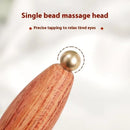 Ferramenta de Gua Sha de madeira – massageador facial de acupressão para inchaço, olheiras, cuidado da área sob os olhos, efeito lifting facial, pele sensível.