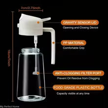 Spray de Óleo de Vidro 2 em 1 500ml para Cozinha e Churrasco