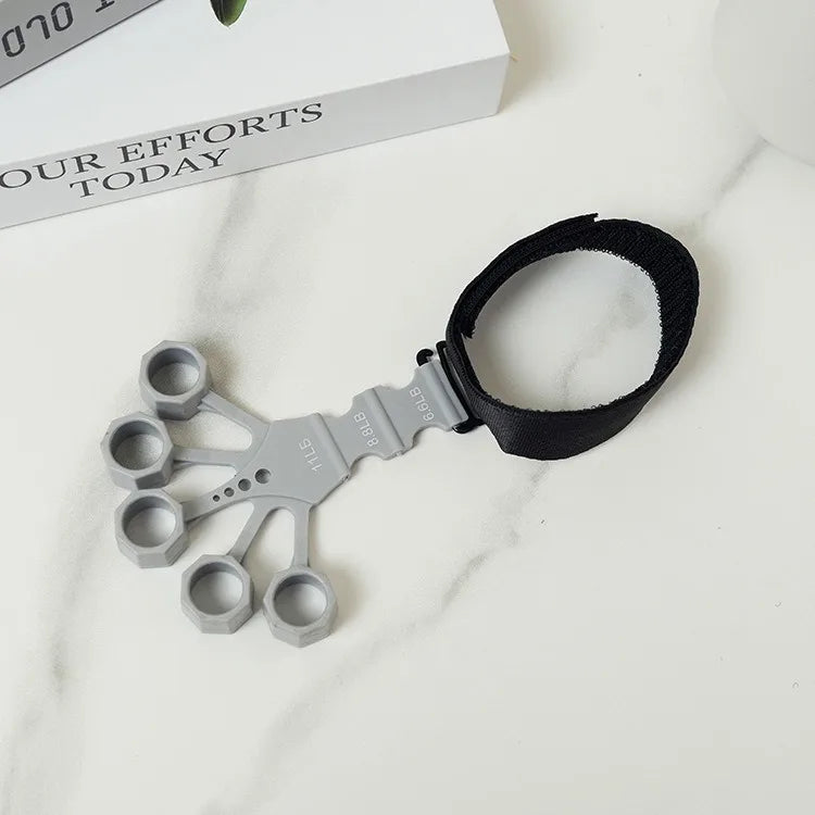 Treinador de dedos de silicone, expansor de 5 dedos e punho, para fortalecimento, recuperação e exercícios de flexão e extensão dos dedos e mãos.