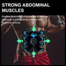 Treinador EMS 3 em 1 sem fio, recarregável via USB, para abdômen e braços. Estimulador muscular elétrico inteligente para tonificar e definir o corpo.