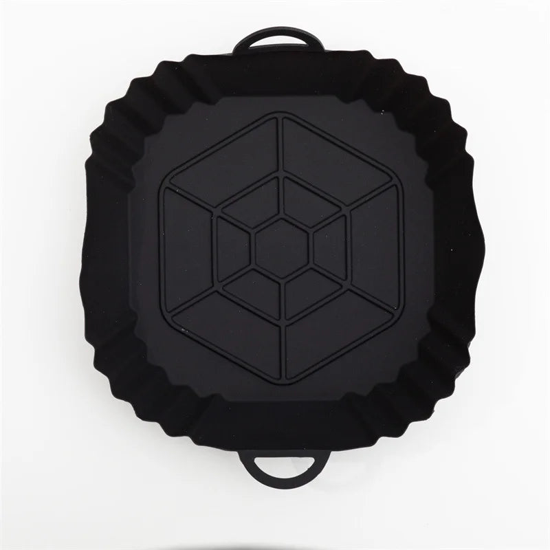 Forma de Silicone Reutilizável para Air Fryer
