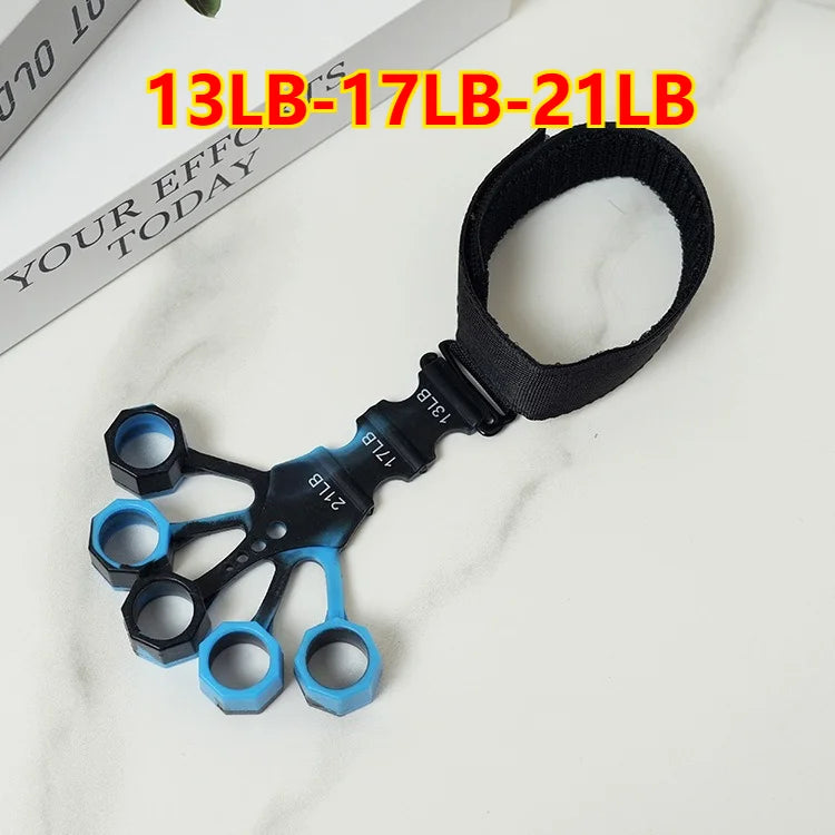Treinador de dedos de silicone, expansor de 5 dedos e punho, para fortalecimento, recuperação e exercícios de flexão e extensão dos dedos e mãos.