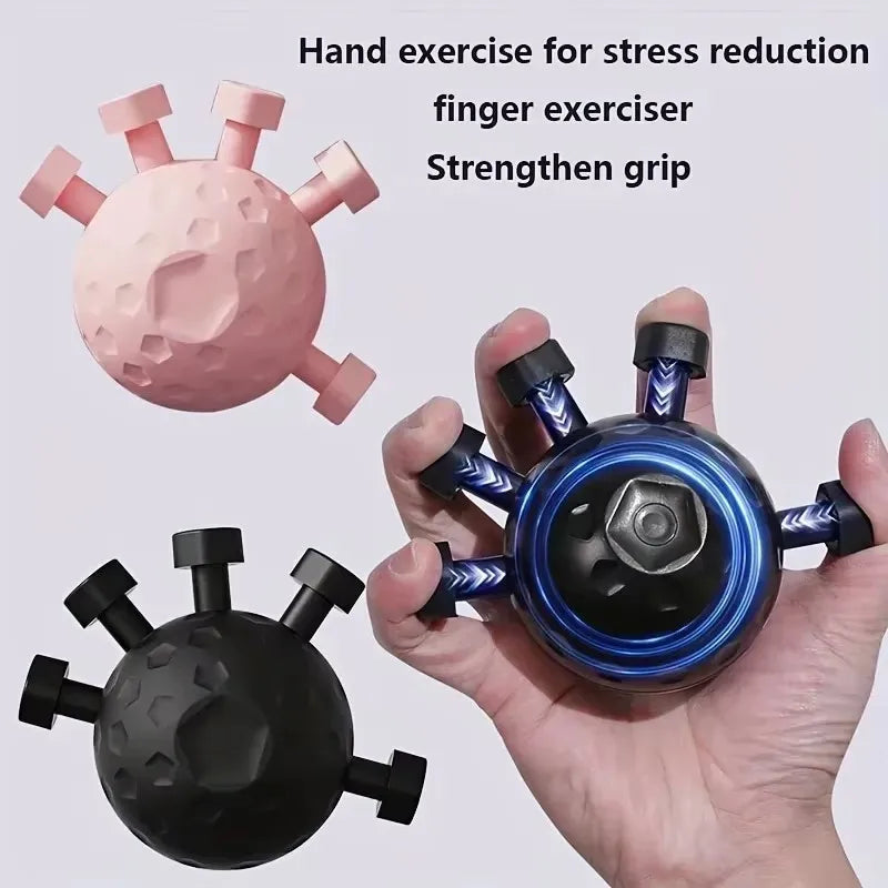 Treinador de dedos, exercitador de mãos e fortalecimento de pegada, fortalecedor de dedos para escalada em rocha, gripper/exercitador de mãos para treino de força e exercícios de fortalecimento.