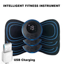 Massageador de pescoço com controle remoto, portátil, elétrico inteligente, recarregável, massageador para ombros em formato de patch (adesivo), relaxamento muscular e alívio da fadiga.