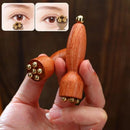 Ferramenta de Gua Sha de madeira – massageador facial de acupressão para inchaço, olheiras, cuidado da área sob os olhos, efeito lifting facial, pele sensível.